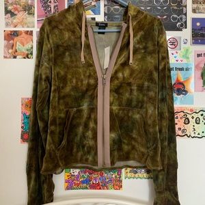 Taunt Tie Dye Velour Jacket